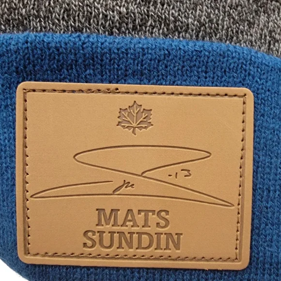 Toronto Maple Leafs Mats Sundin Molson Canadian Beer Alumni Winter Hat Toque - Picture 14 of 16